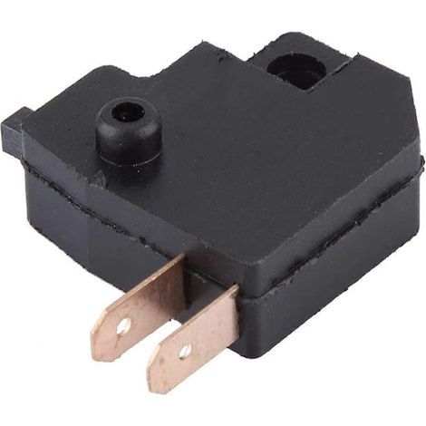 Interrupteur de feu stop universel pour motos, interrupteur de feu stop côté droit, noir, compatible avec différents modèles. (1/5)