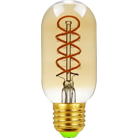 Ampoule Led Edison Filament - 4 W - 400 Lm - E14 - 2700 K - Verre Ambre - Non Dimmable - Lot de 1 (1/5)