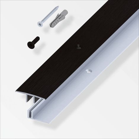 Raccordo A T Per Parquet Nero Spazzolato 100 Cm