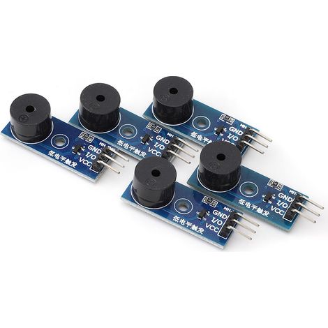 5 Stück passive Summermodule mit Niedrigpegel-Trigger, 3,3–5 V, 3-polige Steuerung (1/5)