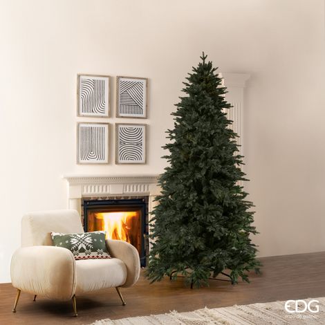 EDG Albero di Natale Pino Cristallo New Merano H.240 D.139 C4 (1/5)
