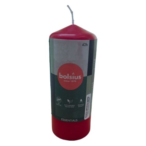 Moccolo 150/58 velvet red BOLSIUS