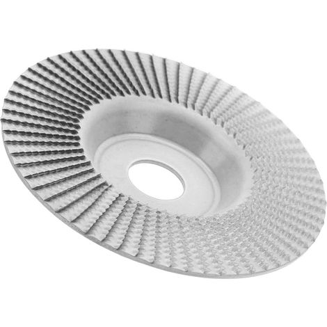 125-mm-Holzschleifscheibe, Formscheibe aus Wolframkarbid, Holzbearbeitungszubehör, silberfarben, für Tischschleifer und Bohrmaschine (1/5)