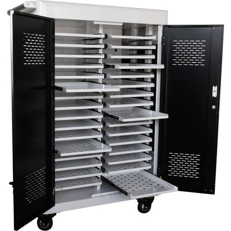 Laptop-Ladewagen Safecart32 - 32 Laptops, Chromebooks & Tablets gleichzeitig laden