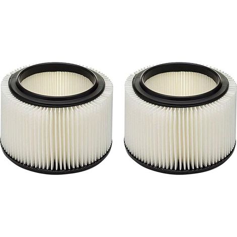 Filtre pour aspirateur eau et poussière compatible avec les aspirateurs d'atelier Craftsman 17810/917810 , remplacement pour aspirateurs de 3 et 4 gallons , lot de 2