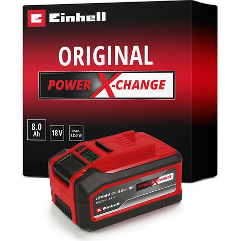 Einhell Batterie 8,0 Ah Multi-Ah PXC PLUS (18 V, 5-8 Multi-Ah, pour tous les appareils Einhell PXC) (1/5)