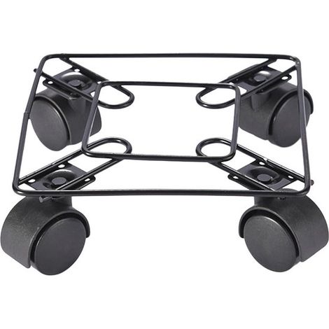 Runder Pflanzenständer Mit 3 Rollen Multifunktionaler Pflanzkübel Für drinnen und draußen Mobiler Pflanzenhalter Inklusive komplettem Zubehör 22 22 cm (1/5)