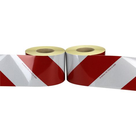 Kit balisage véhicule adhésif - 2 rouleaux (D et G) de 46m - Classe 2 - 3340075 (1/3)