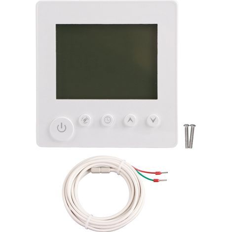 Thermostat intelligent avec écran LCD, clavier AC 95-240V 16A pour Thermostat de chauffage électrique domestique (1/5)