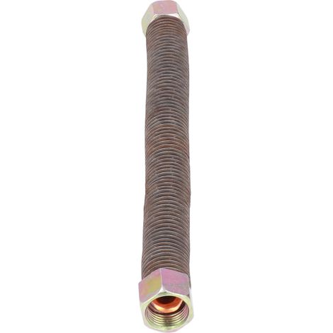 Tuyau échappement compresseur air durite liaison 12mm aluminium laitonné 2065 (1/5)