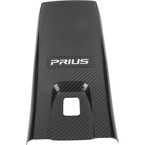 Cache d'aération arrière style fibre de carbone, compatible avec Prius Hatchback 2019–2020 (1/4)