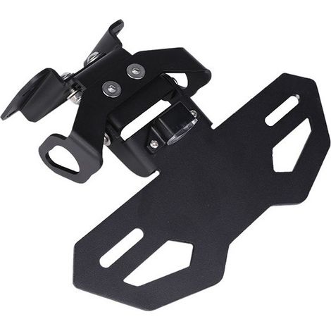 Compatible with Yamaha YZF R7 MT07 license plate bracket, motorcycle license plate bracket and short rear luggage rack. (1/2)
