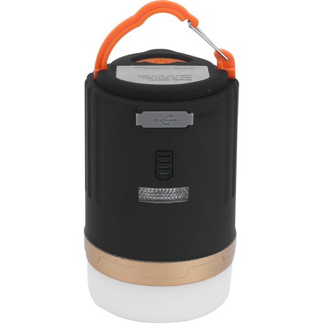 4800 mAh Multifunktionale, wasserdichte, wiederaufladbare Campinglaterne für den Außenbereich mit USB-Anschluss, drei Geschwindigkeitsstufen, Fernbedienung und ideal zum Zelt- und Angeln. (1/5)