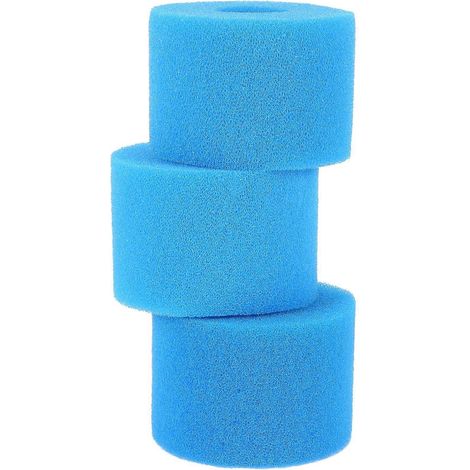 Lot de 3 cartouches filtrantes en mousse réutilisables et lavables pour spa Intex Pure Spa, type S1 (1/5)