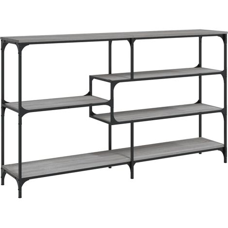 Maison Exclusive - Tavolo Consolle Grigio Sonoma 160x32x95 cm in Legno Multistrato