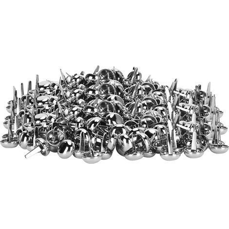200 Pilzkopfnieten, 15 mm, 60 cm lange Nägel mit flacher Rückseite, für DIY-Lederarbeiten, Handtaschen und Geldbörsen (1/5)