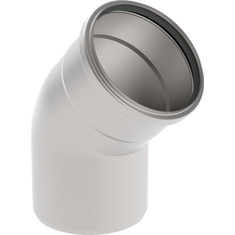 BLÜCHER EuroPipe 45Gr.Coude de tuyau 1.4301, 125 mm