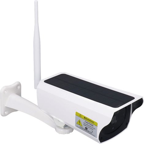 Caméra sans fil 2MP avec enregistrement solaire, vision nocturne, audio bidirectionnel, détecteur de mouvement et étanchéité IP66 (1/5)