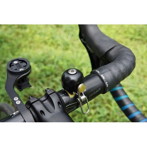 Sonnette de vélo rétro Thijox, sonnette de guidon, style classique, klaxon vintage en acier inoxydable, volume sonore supérieur à 75 dB. Disponible en noir, argent, or et laiton. (1/5)