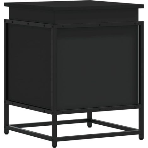 Maison Exclusive - Contenitore con Coperchio Nero 40x40x51,5 cm in Truciolato