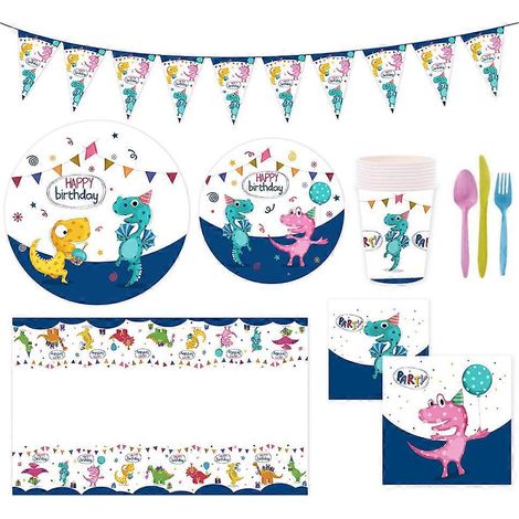 Nappe jetable en plastique à motif dinosaure, motif dinosaure, pour protéger votre table. (1/5)