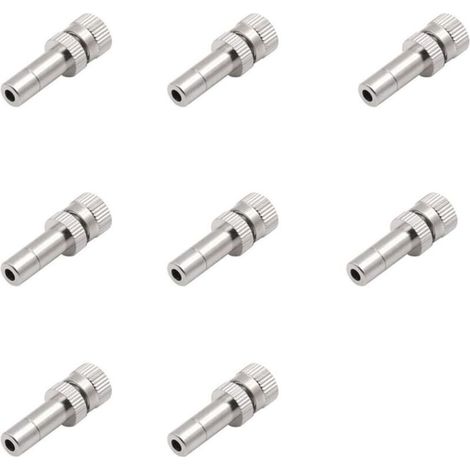 Packung mit 10 Schnellanschluss-Sprühdüsen (6 mm) für den Garten, 0,4–0,2 mm (1/5)