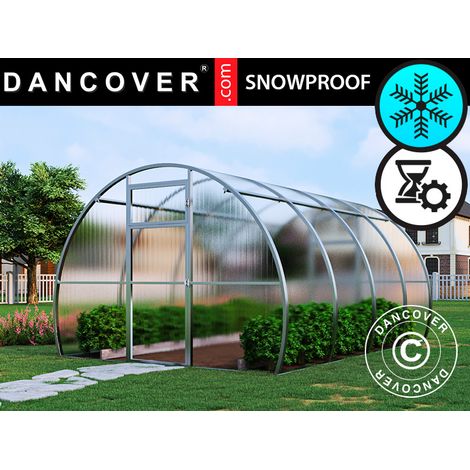 Invernadero de policarbonato Strong NOVA 12m², 3x4m, Plateado (1/4)