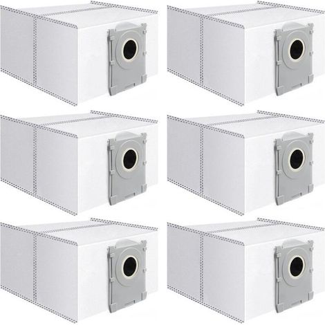 6 Ersatzstaubbeutel für ECOVACS DEEBOT Staubsauger der T50-Serie, PRO/T50 MAX/X8 PRO Omni