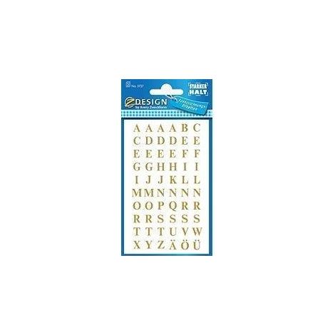 Pegatinas con letras doradas - 7,5 mm