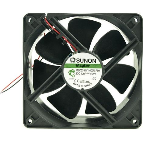 Ventilatore 12Vdc 120x120x38mm 2Wire Vapo
