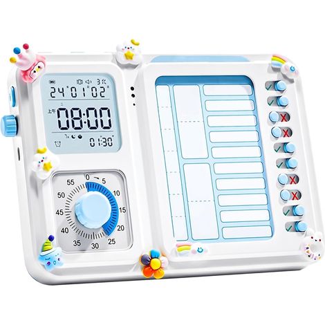 Minuteur visuel 3 en 1 pour enfants, outil TDAH enfants et
