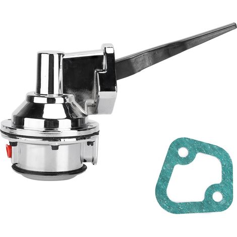 Ortviai Pompe à carburant mécanique 115 GPH 6,5 PSI pour moteur Ford Big Block 429/460 - boîtier en aluminium chromé