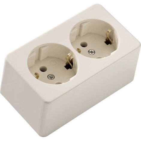 Martin Kaiser 715/ws Presa da parete Kit 5 pz. IP20 Bianco panna (opaco)