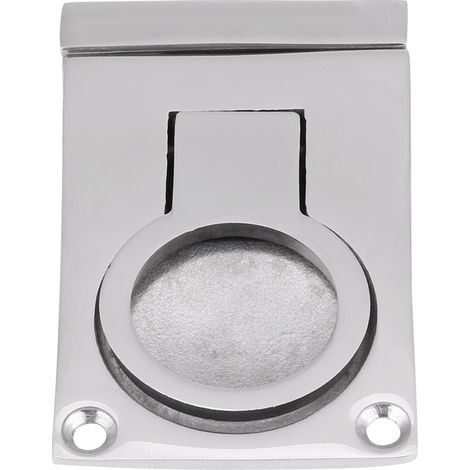 Poignée de tiroir en acier inoxydable, serrure à encastrer pour armoire de bateau, tirette marine 57x40mm (1/5)