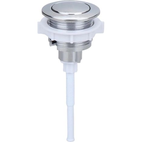 Bouton Poussoir de Toilette ABS chromé, Bouton de Chasse d'eau (1/5)