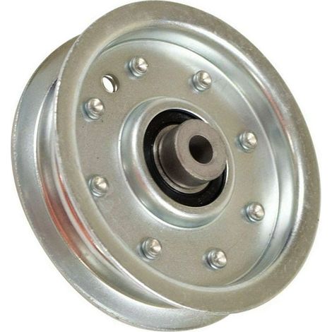 Lot 2 poulies zinguées blanc – Adaptées MTD 956-0627 756-0627 756-0365 – Pièce tondeuse (1/3)