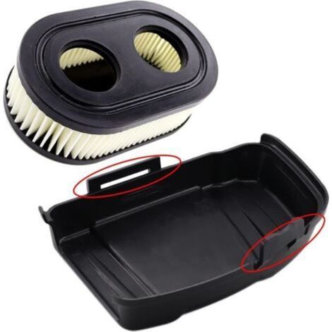 Couvercle de filtre à air avec filtre à air pour tondeuse à gazon Briggs & Stratton 650EXI 675EXI 675IS Remplace 594575, 798452 (1/5)