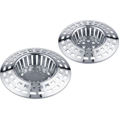 Cornat Haarsieb Kunststoff Set 2 Stück Ø 60 und 70 mm, für Ablaufventile Haarsieb