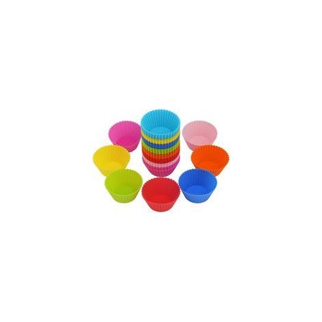 40 stampi per muffin in silicone riutilizzabili, antiaderenti, ideali per cupcake, torte e decorazioni H333 - Crezuo (1/4)