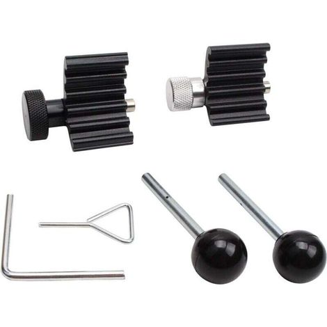 Kit de réglage du moteur Diesel, vanne de verrouillage du vilebrequin de distribution, outil de fixation du vilebrequin du moteur, compatible avec Audi et Volkswagen