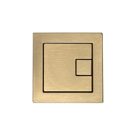 Roper Rhodes TR9035 Brushed Brass Square Dual Flush Button - TR9001 TR9002