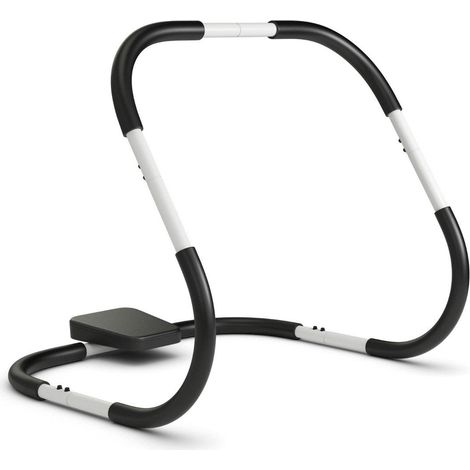 Entrenador abdominal con rodillo Ab con reposacabezas acolchado dispositivo de entrenamiento de músculos abdominales 73 x 73 x 64 cm (1/5)