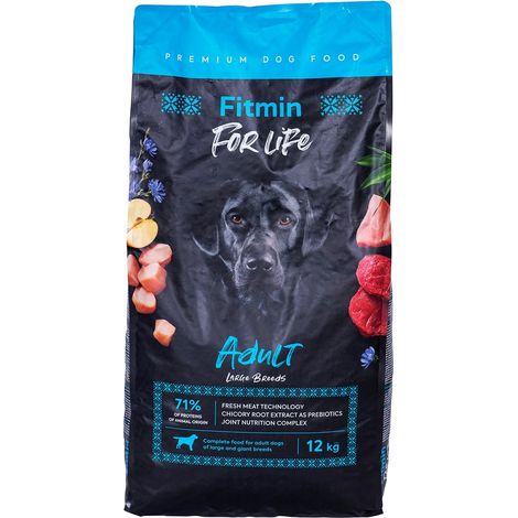 FITMIN DOG FOR LIFE ADULT LARGE croquettes pour chiens adultes 12 kg (1/3)