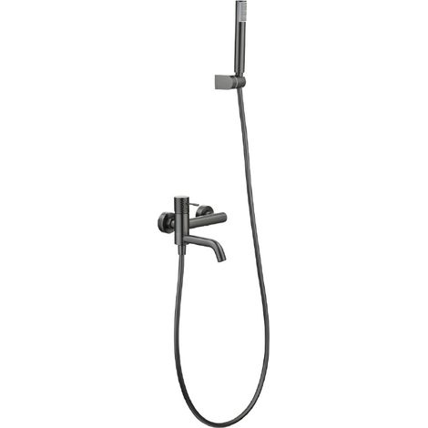 Kit bain/douche mitigeur Genova finition gun metal brossé [ IMEX® ] (1/2)