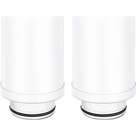 Filtre robinet, filtre à charbon actif, filtre céramique, remplacement de filtre en céramique, purificateur d'eau pour robinet, système de filtration (2 cartouche filtre eau) (1/5)