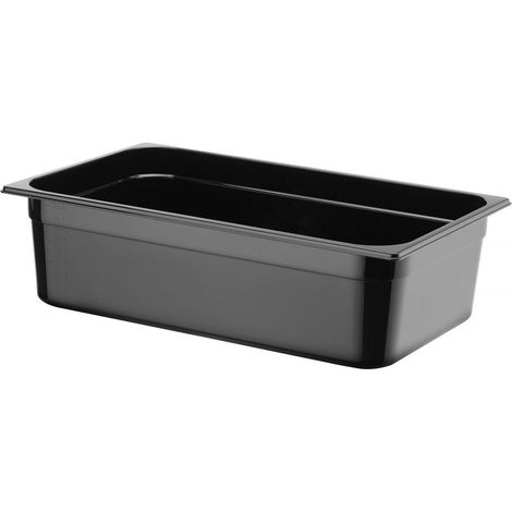 HENDI Gastronorm-Behälter 1/1, Profi Line, GN 1/1, 21L, Schwarz, 530x325x(H)150mm (1/3)