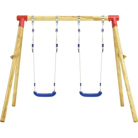 FIMEI Ensemble de balançoire 230x130x166 cm Pinède (1/5)