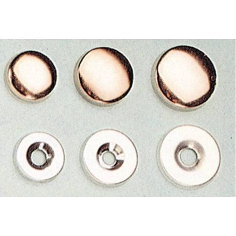 5 x SC BORCHIA COPRIVITE OTTONE LUCIDO 18 MM DA 10 PZ