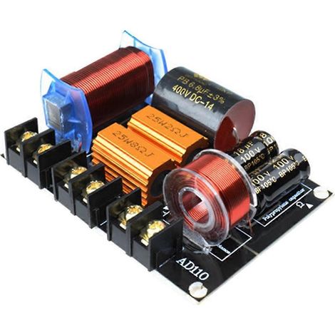 Répartiteur de fréquence audio 250 W pour haut-parleurs Hi-Fi à deux voies, filtre de croisement pour performances scéniques, diviseur de fréquence haute puissance (1/5)