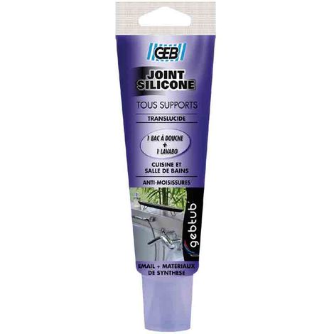 Silicone Translucide Geb 100ml étanchéité Durable Et Invisible - Geb